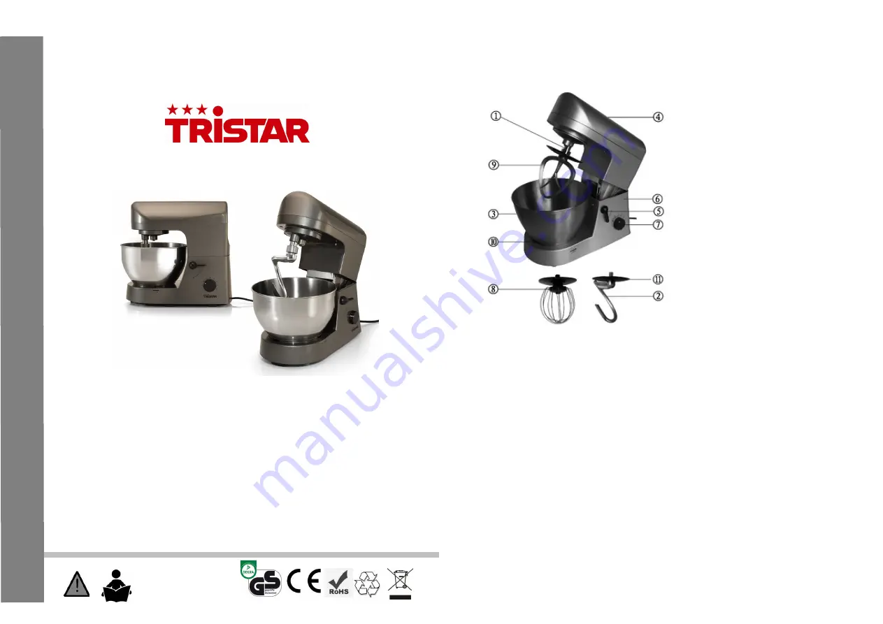 TriStar MX-4153 User Manual Download Page 1