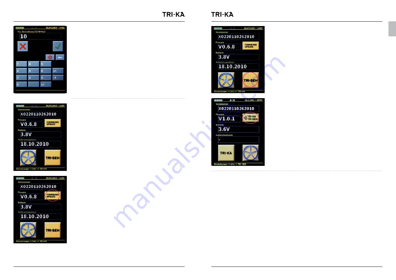 Tritec TRI-KA Operating Instructions Manual Download Page 17