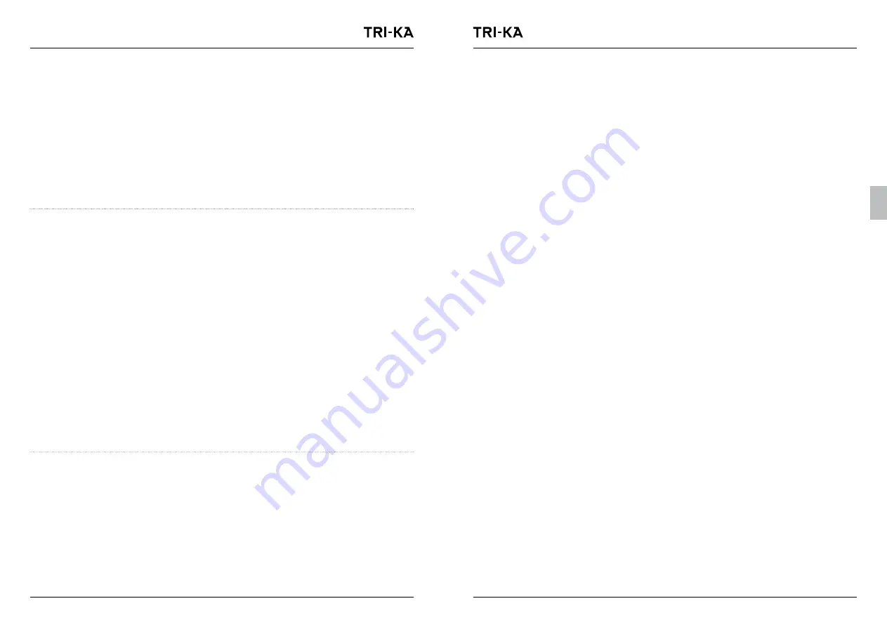 Tritec TRI-KA Operating Instructions Manual Download Page 70