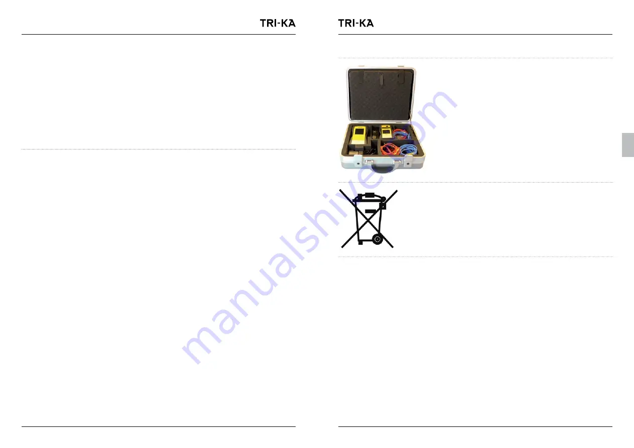 Tritec TRI-KA Operating Instructions Manual Download Page 87