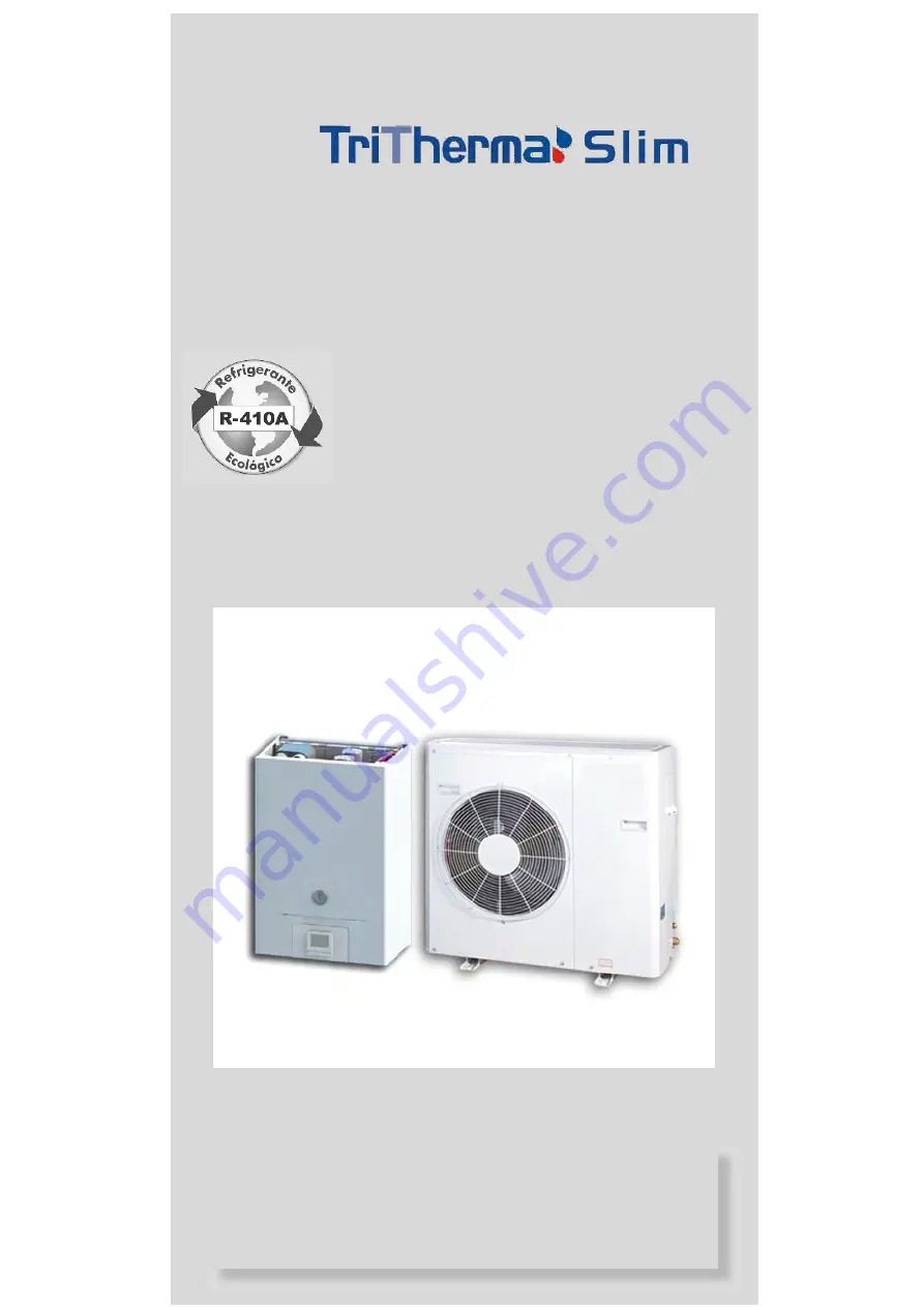 TriTherma Slim MQD-11DC Advance Installation, Operation And Maintenance Download Page 1