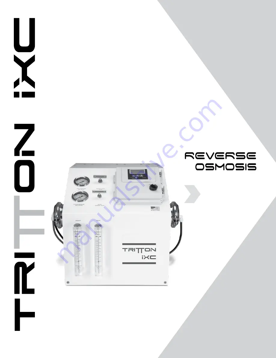 Triton IXC-850 Series User & Service Manual Download Page 1