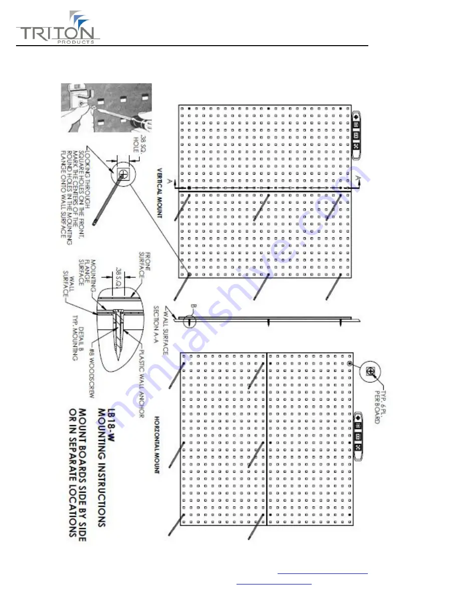 Triton LocBoard LB18-T Installation & Assembly Instructions Download Page 2