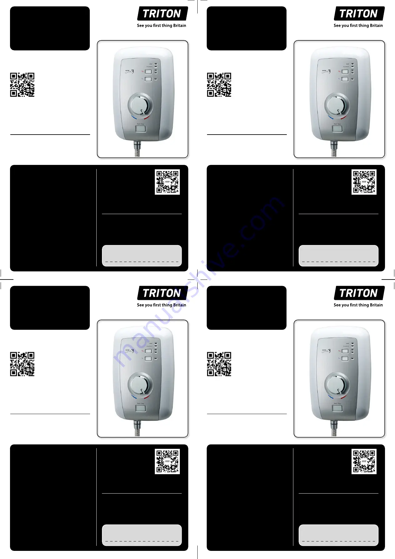 Triton Opal 3 Installation & Registration Manual Download Page 1