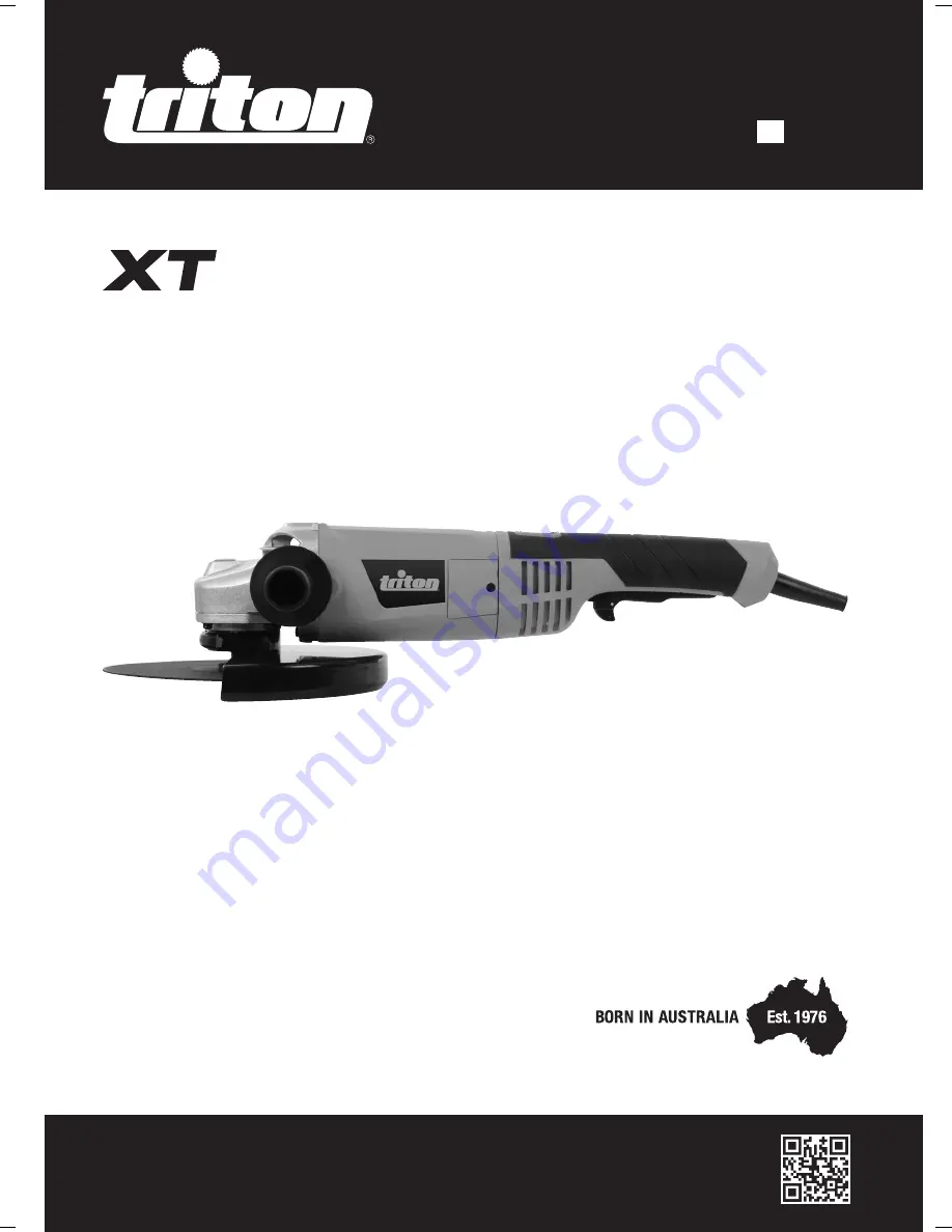 Triton XT 2500G Instruction Manual Download Page 1