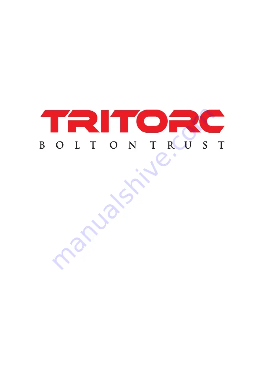 TRITORC BPL 100 Operating And Maintenance Manual Download Page 16