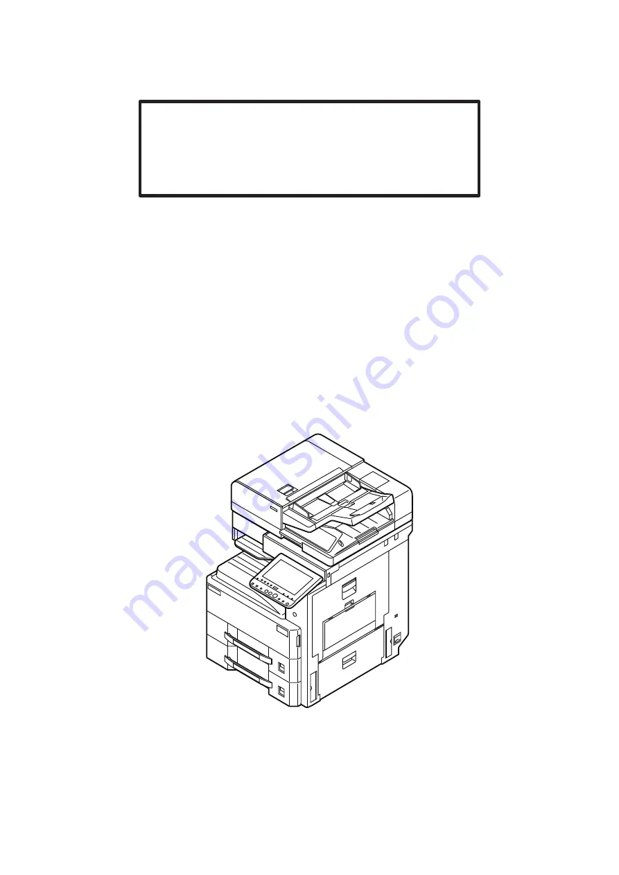 Triumph Adler 3061i Operation Manual Download Page 1