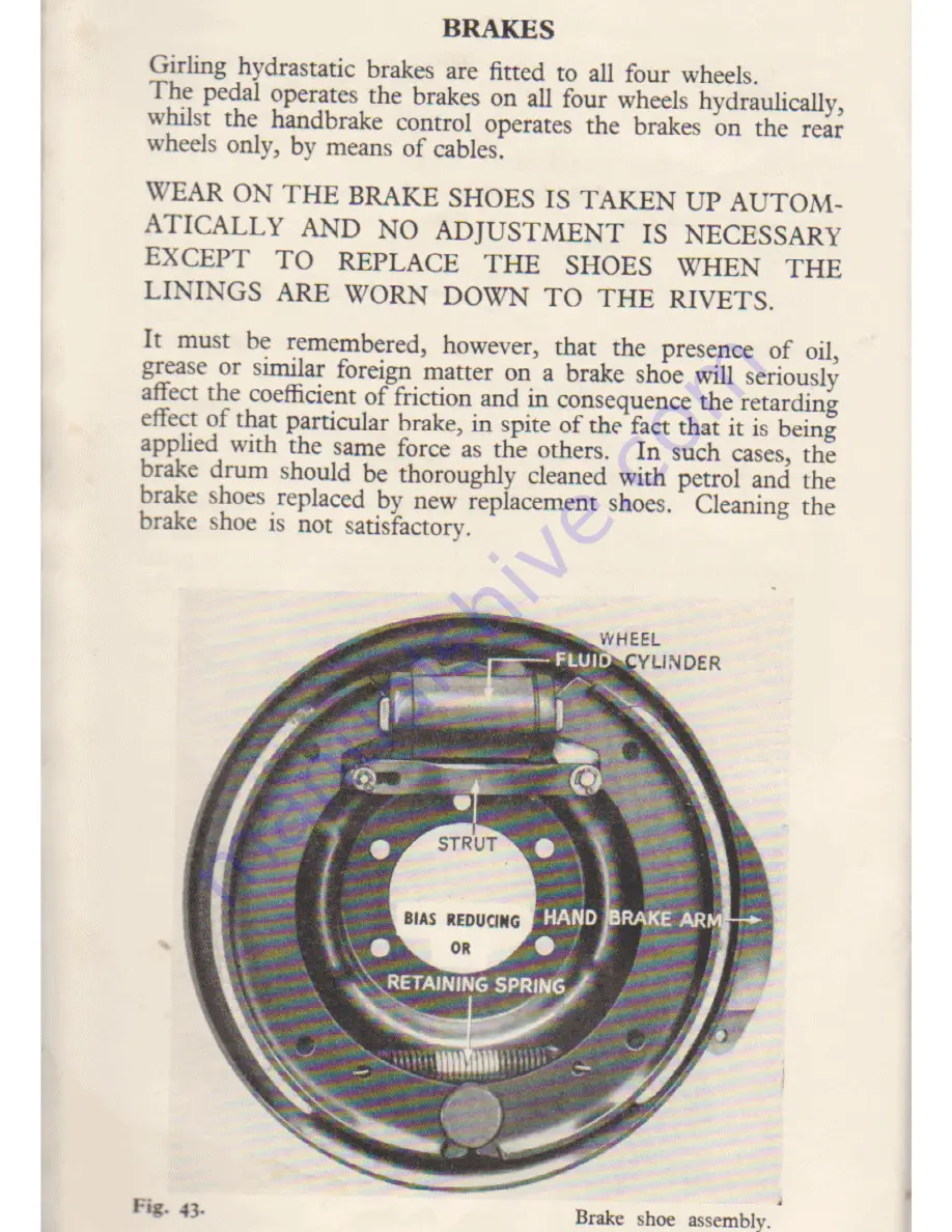 Triumph 1800 1951 Instruction Book Download Page 63