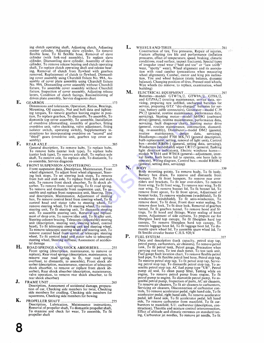 Triumph 1953 TR2 Service Manual Download Page 8