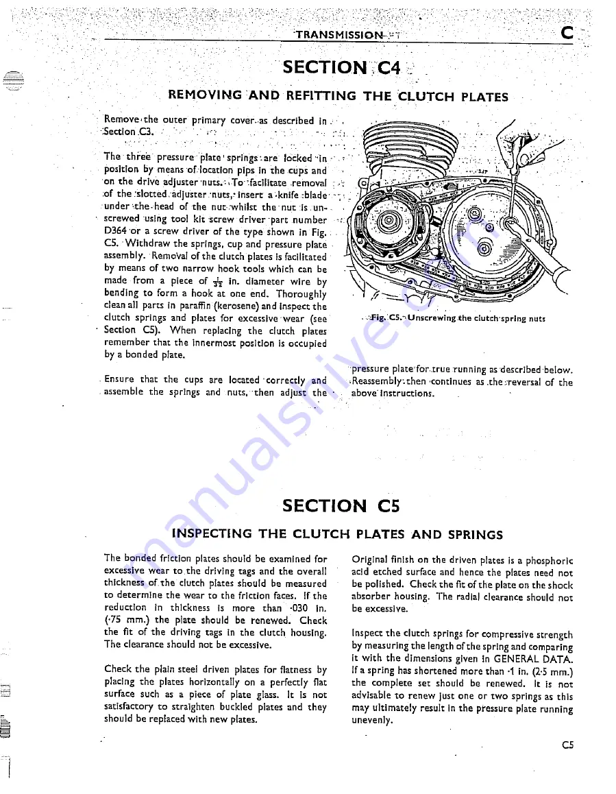 Triumph 350 c.c. Скачать руководство пользователя страница 129