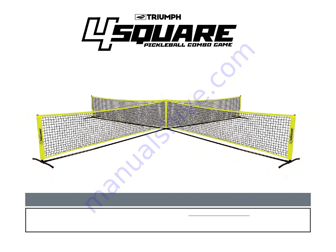 Triumph 4square Instruction Manual Download Page 1