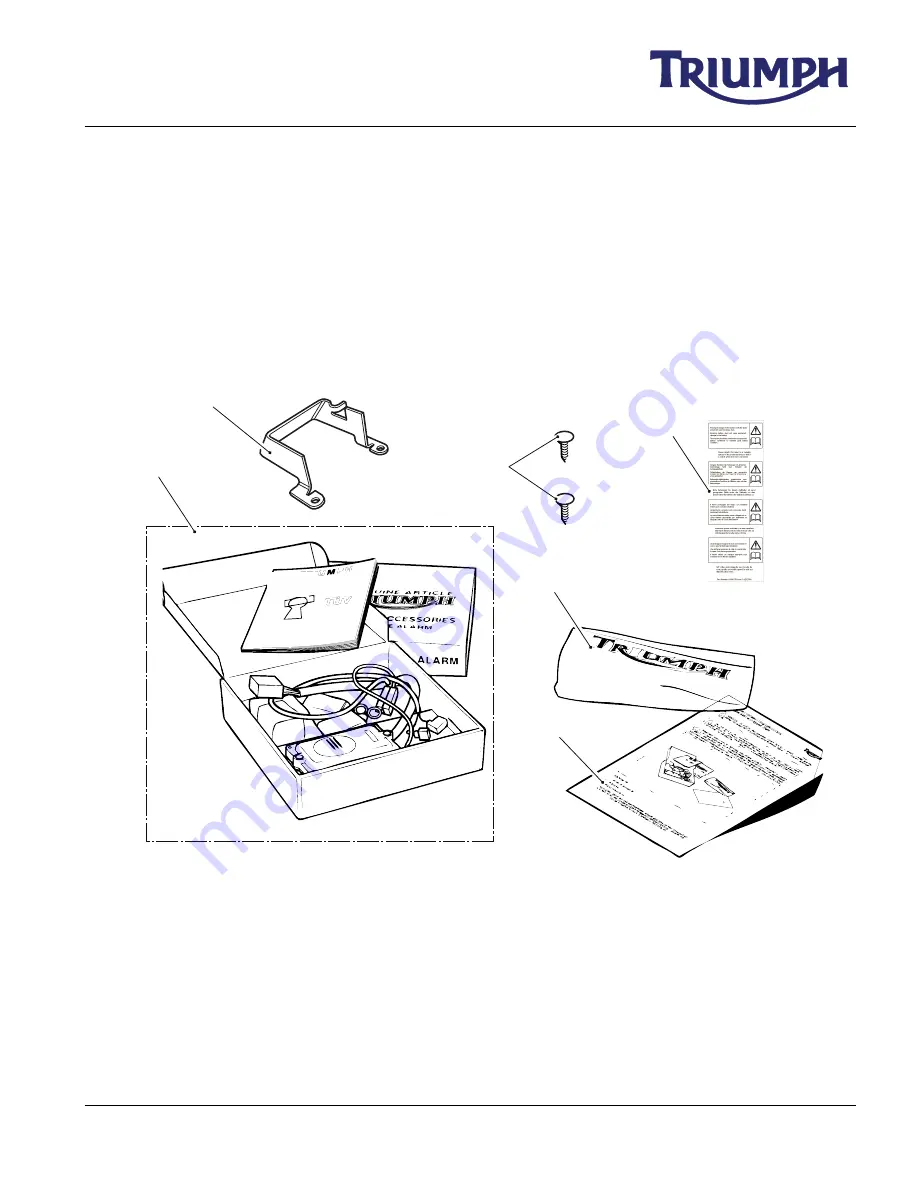 Triumph A9808081 Fitting Instructions Manual Download Page 1