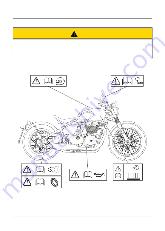 Triumph Bonneville Bobber 2016 Скачать руководство пользователя страница 13