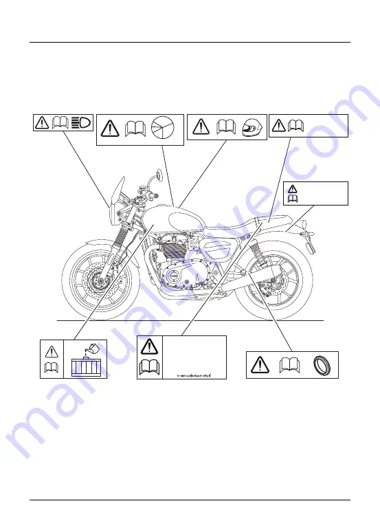 Triumph Bonneville T100 2018 Owner'S Handbook Manual Download Page 14