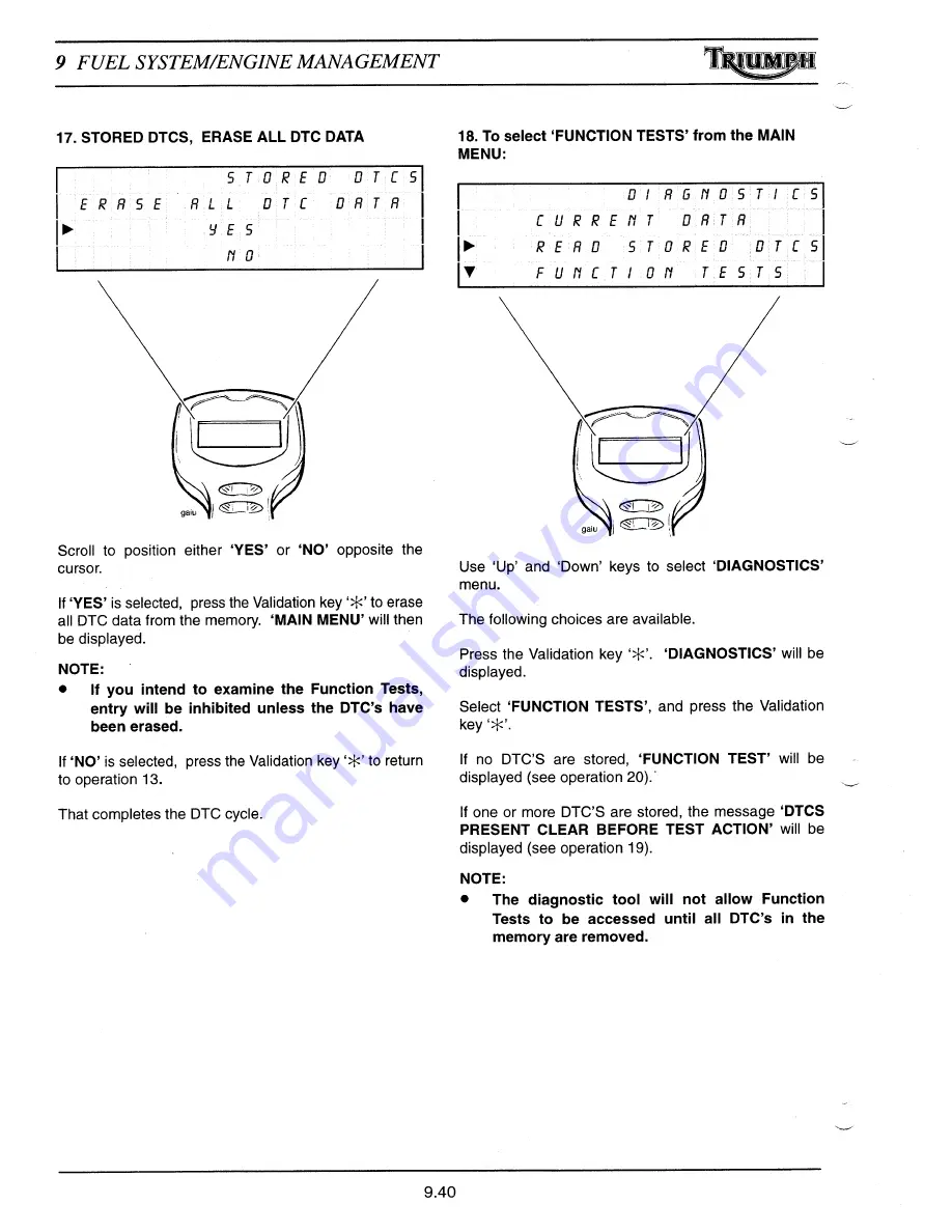 Triumph Daytona 955i Service Manual Download Page 181