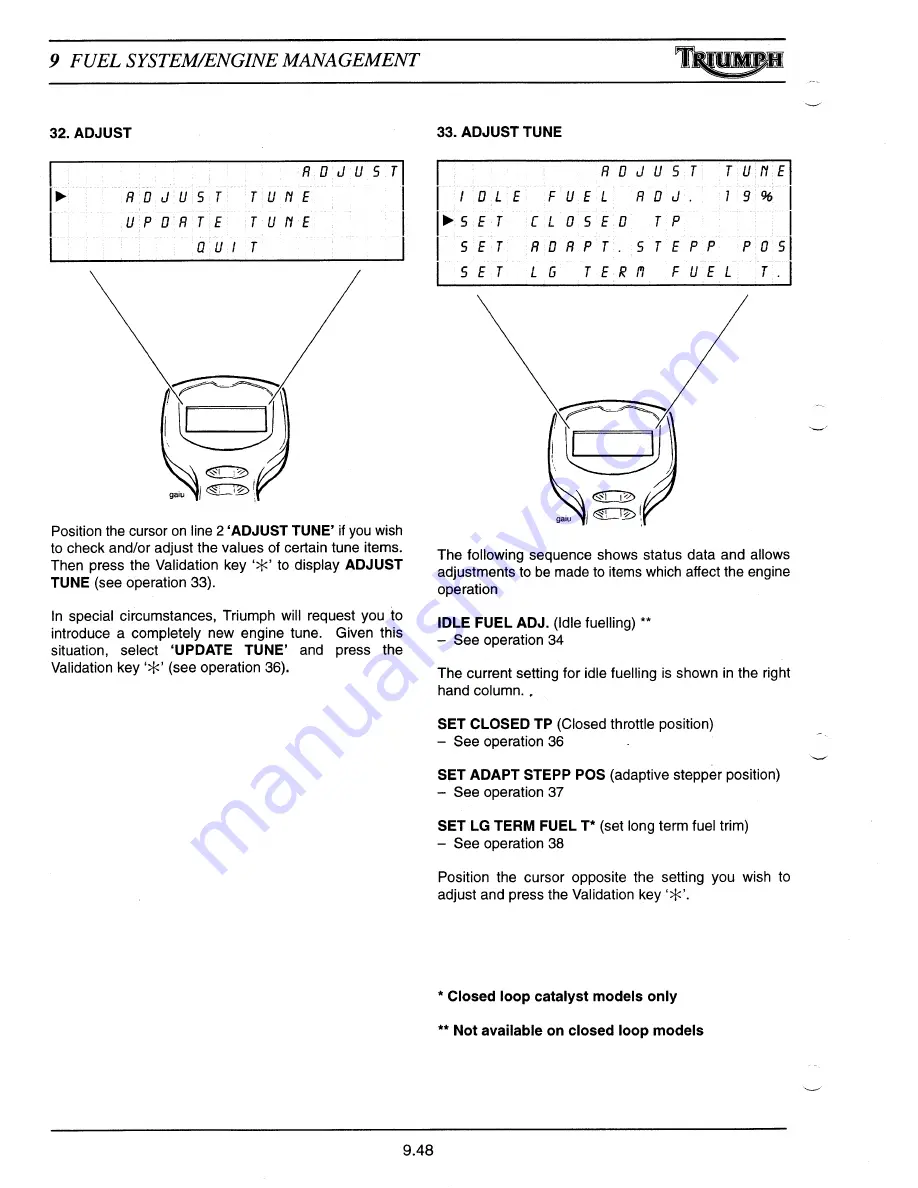 Triumph Daytona 955i Service Manual Download Page 189