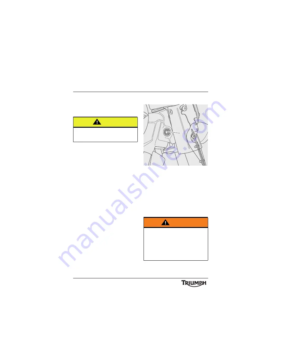 Triumph Thunderbird Commander Owner'S Handbook Manual Download Page 36