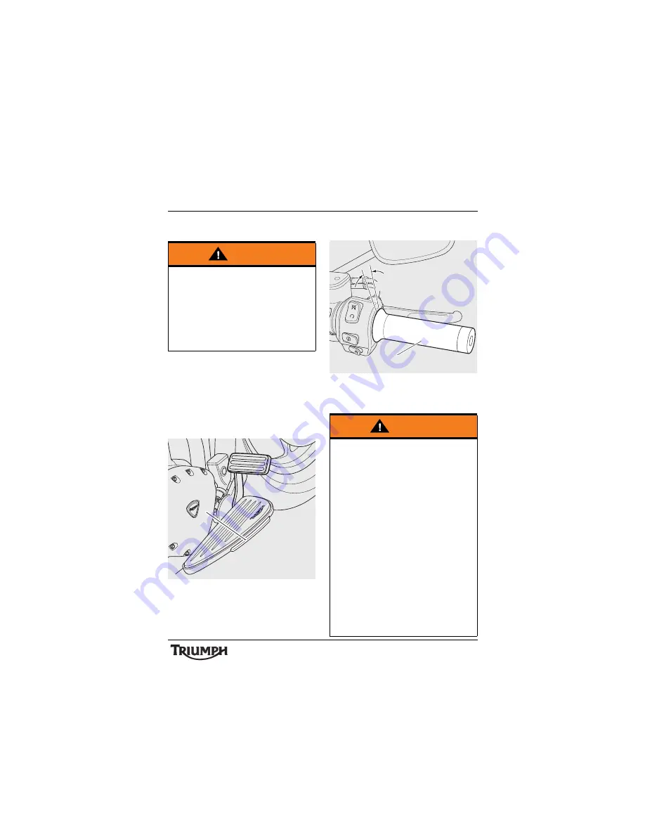 Triumph Thunderbird Commander Owner'S Handbook Manual Download Page 85