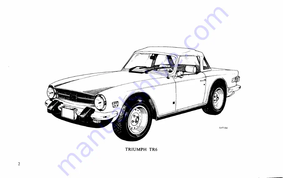 Triumph TR6 1976 Handbook Download Page 3