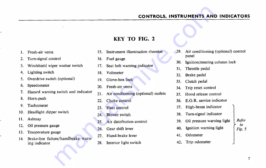 Triumph TR6 1976 Handbook Download Page 8