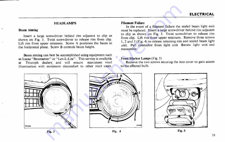 Triumph TR6 1976 Handbook Download Page 34