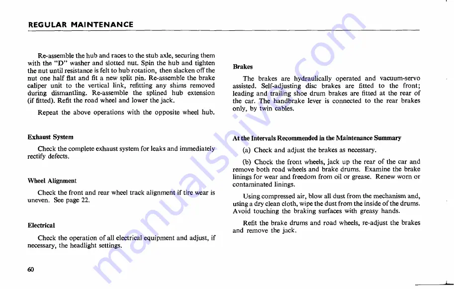 Triumph TR6 1976 Handbook Download Page 64