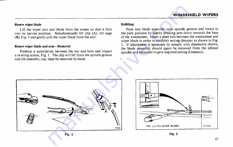 Triumph TR6 1976 Handbook Download Page 71