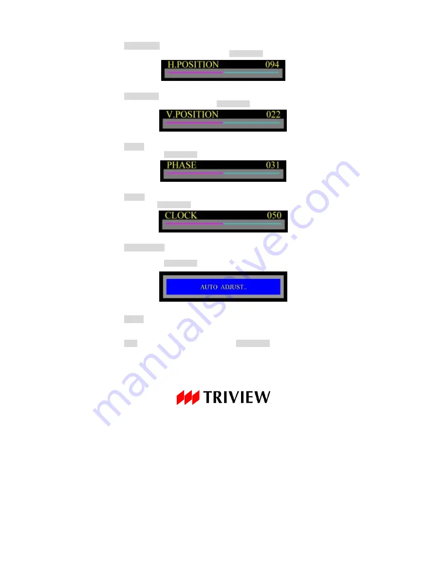 TRIVIEW THR15X Operating Instructions Manual Download Page 15