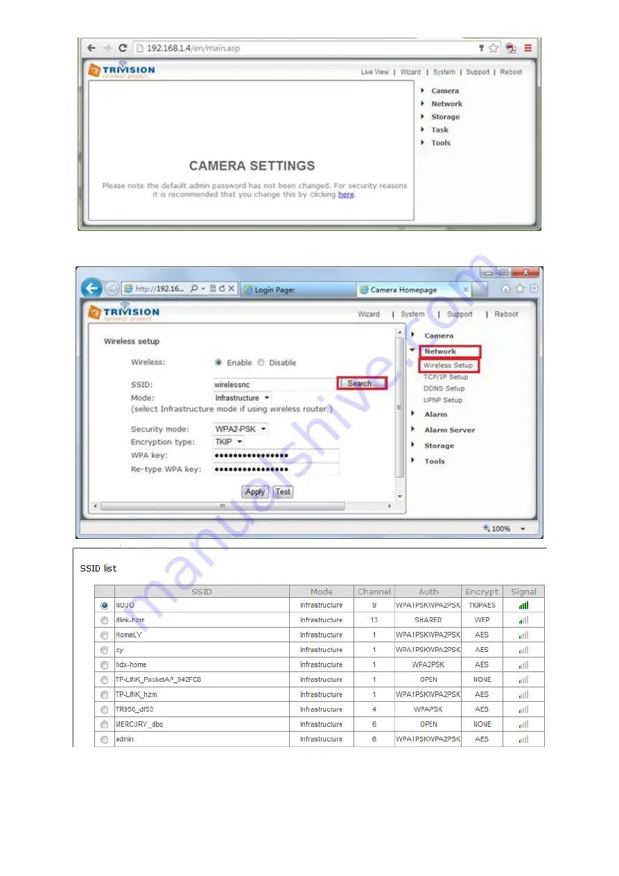 TriVision NC-250W Manual Download Page 14