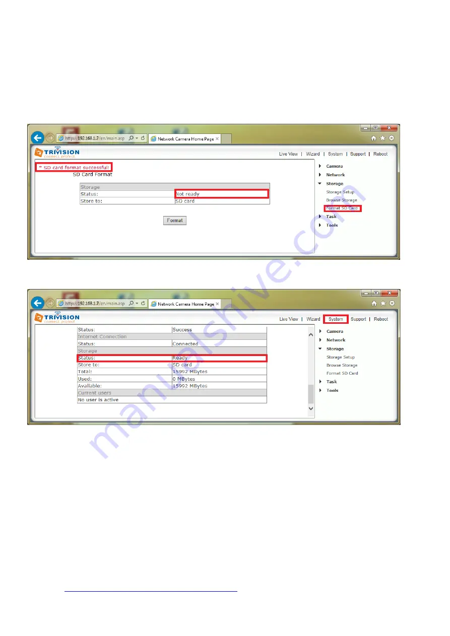 TriVision NC-250W Manual Download Page 36