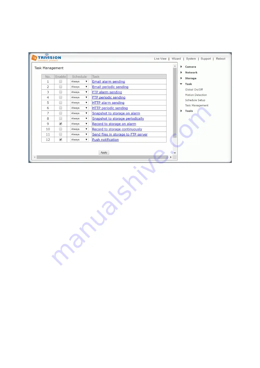 TriVision NC-250W Manual Download Page 43