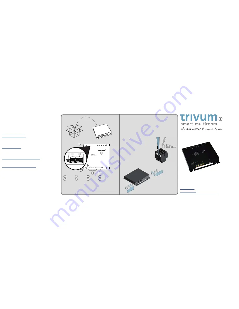 Trivum SC044 Quick Installation Manual Download Page 1