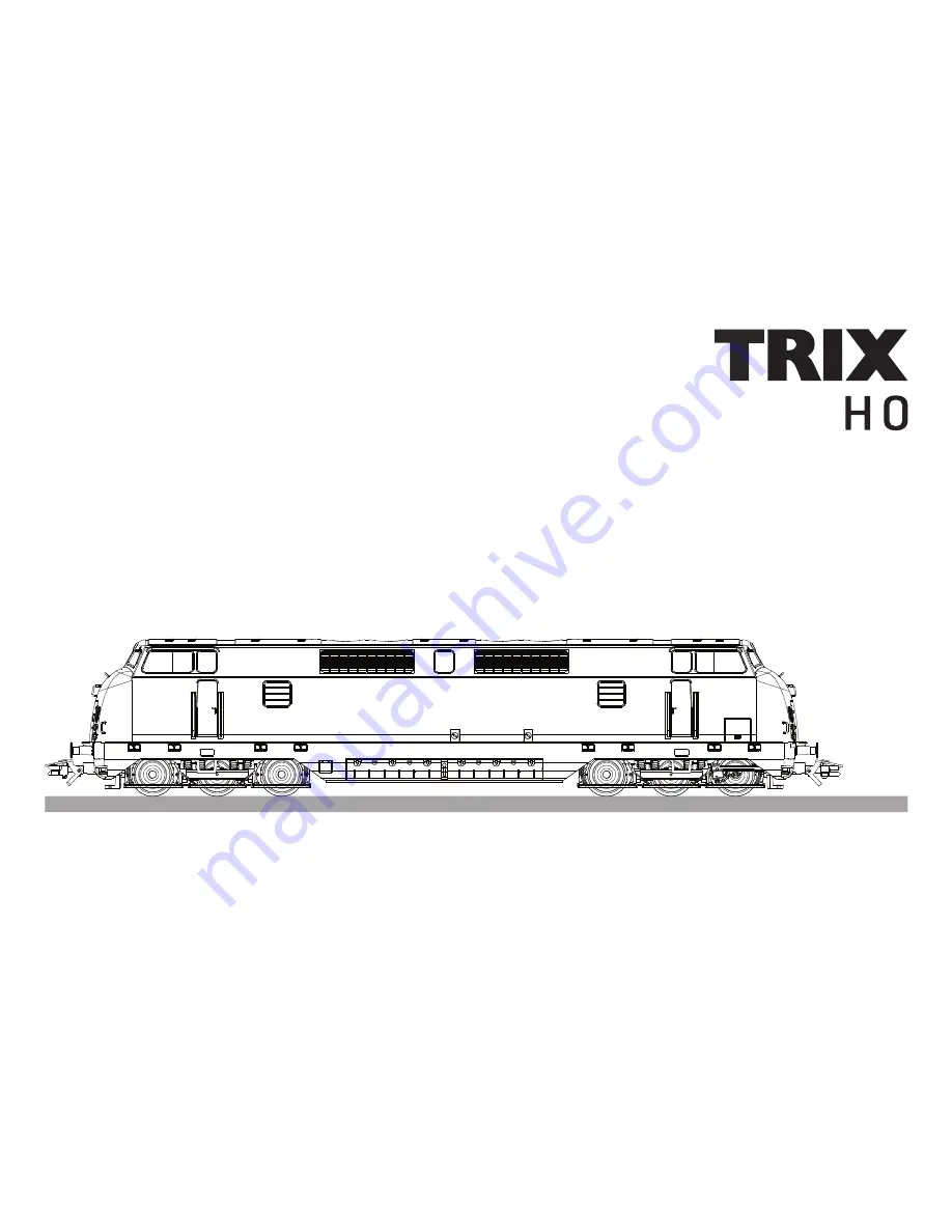 Trix 22900 Manual Download Page 1