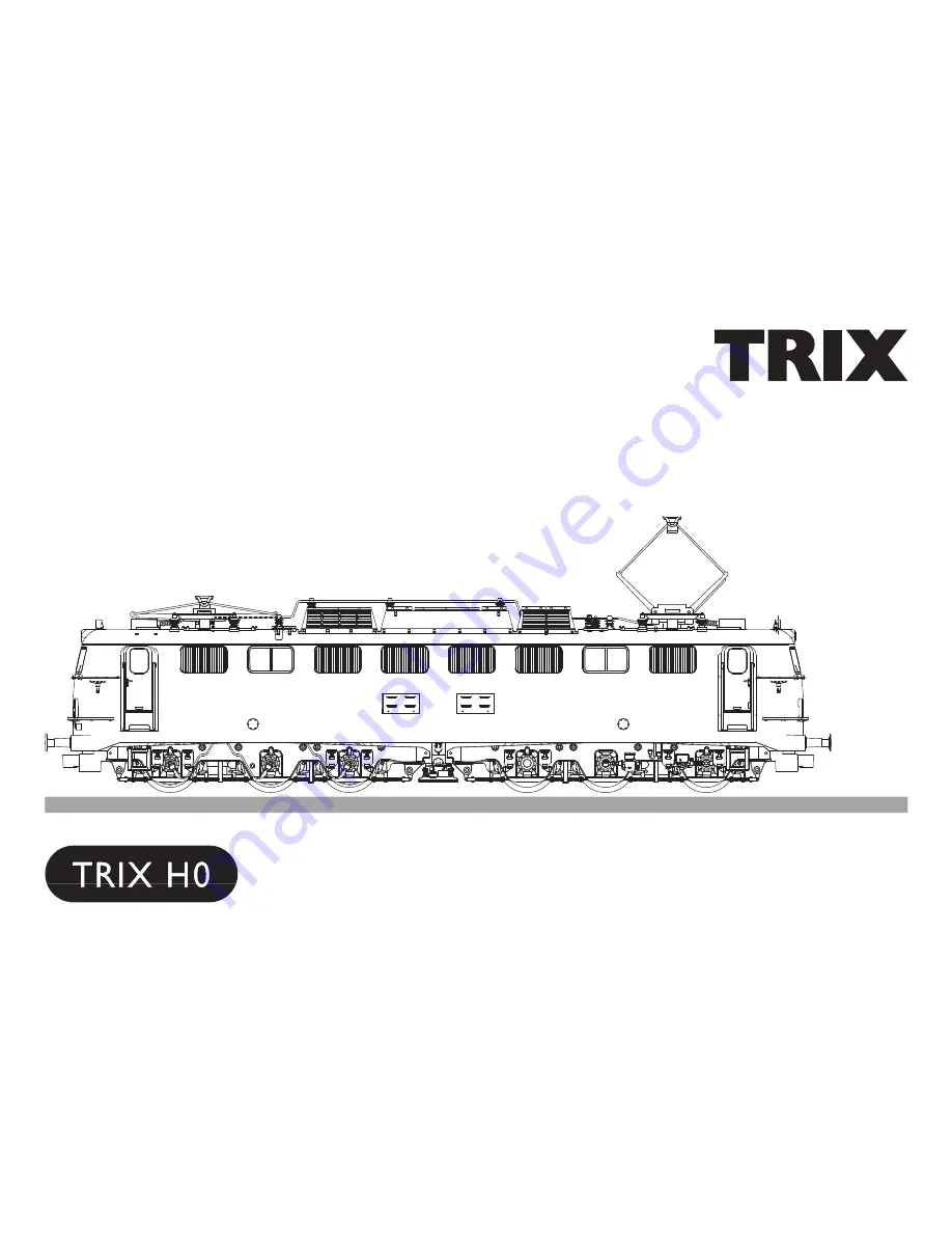 Trix BR E 50 22150 Manual Download Page 1