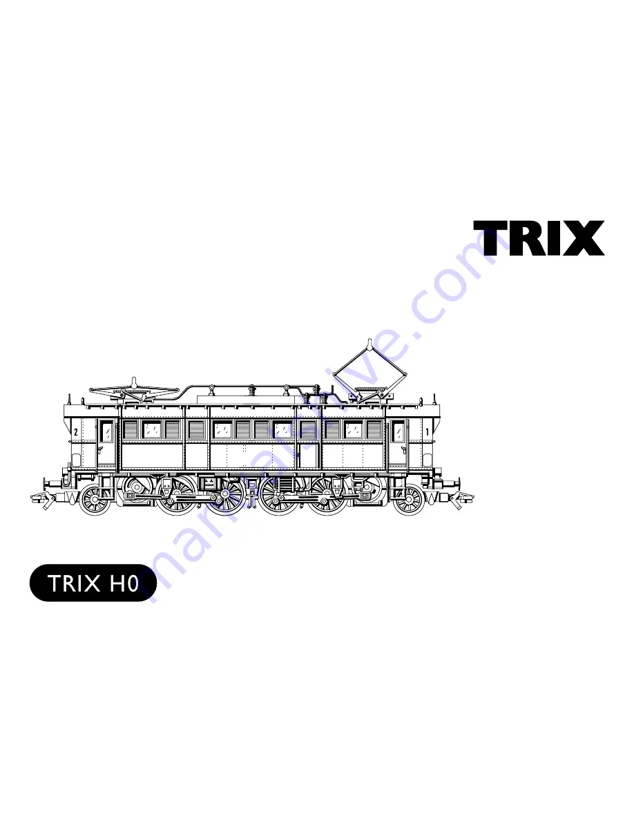 Trix BR E 75 (175) Скачать руководство пользователя страница 1