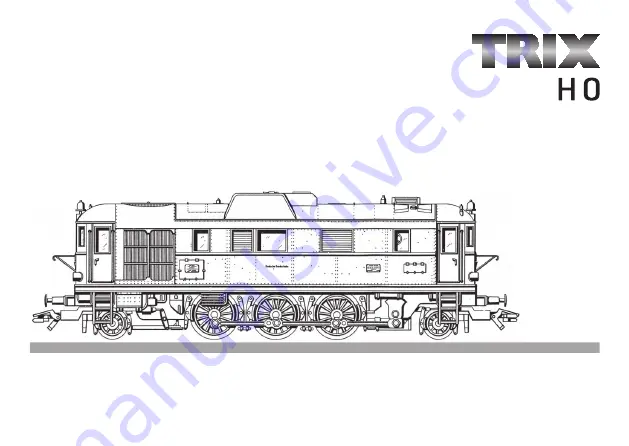 Trix Diesellokomotive V 16 22152 Manual Download Page 1