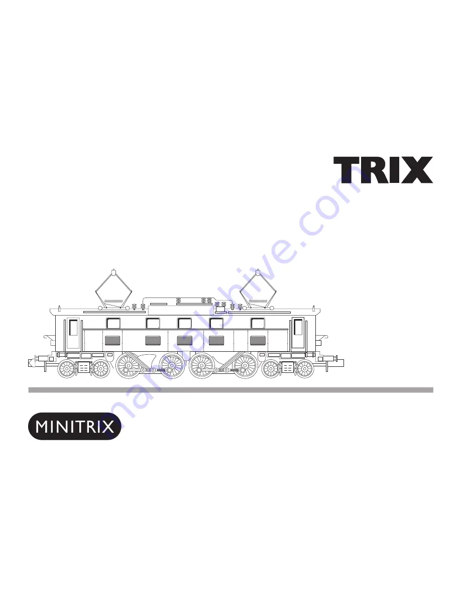 Trix E 52 User Manual Download Page 1