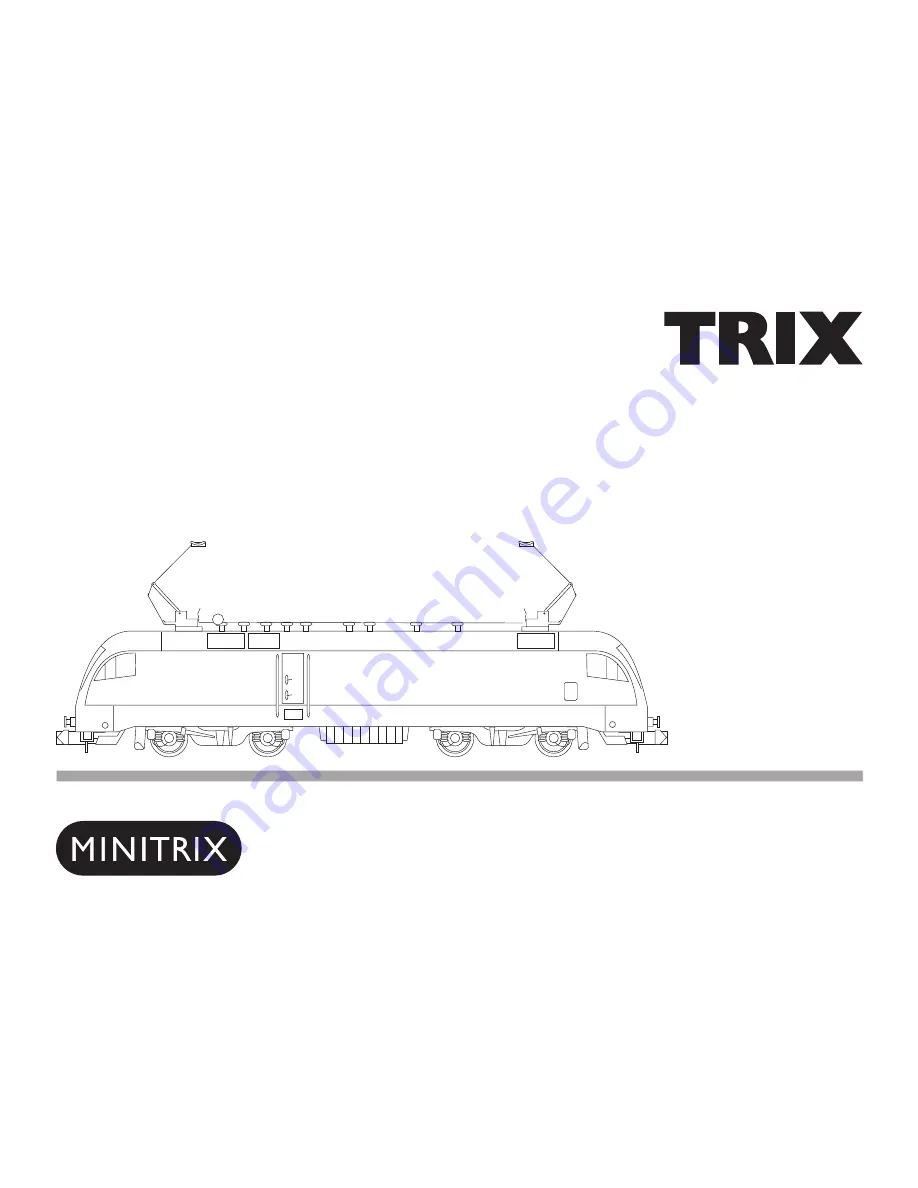 Trix Minitrix 1016 User Manual Download Page 1