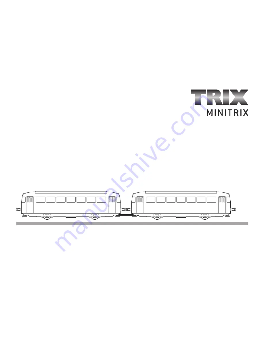 Trix Minitrix 12555 User Manual Download Page 1