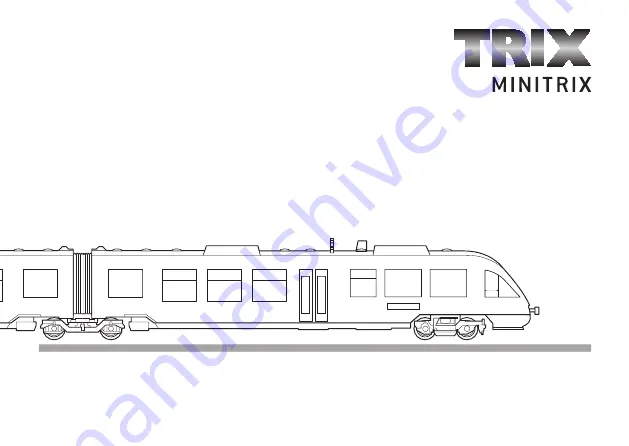 Trix MINITRIX 12587 Скачать руководство пользователя страница 1