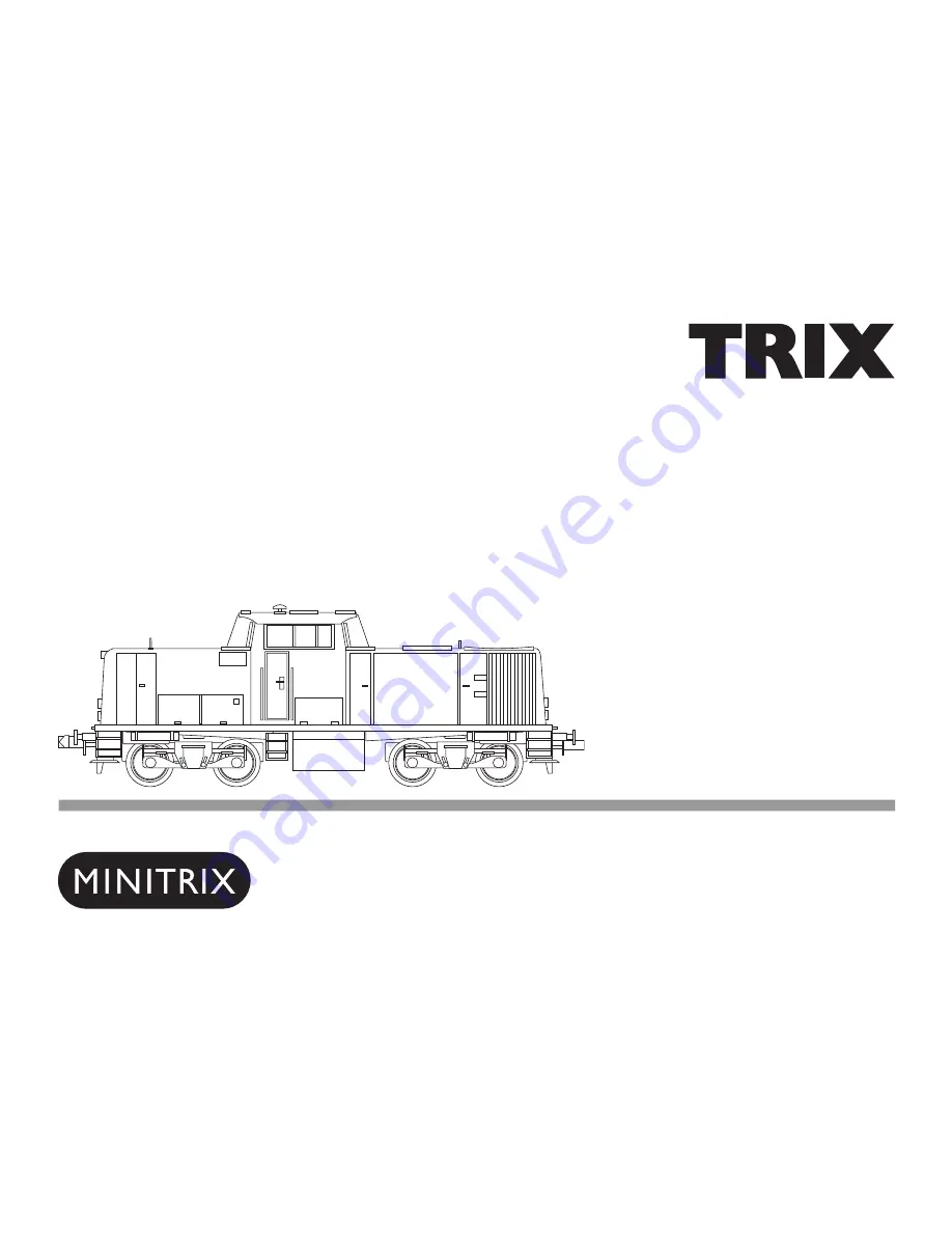 Trix minitrix BR 212 Manual Download Page 1