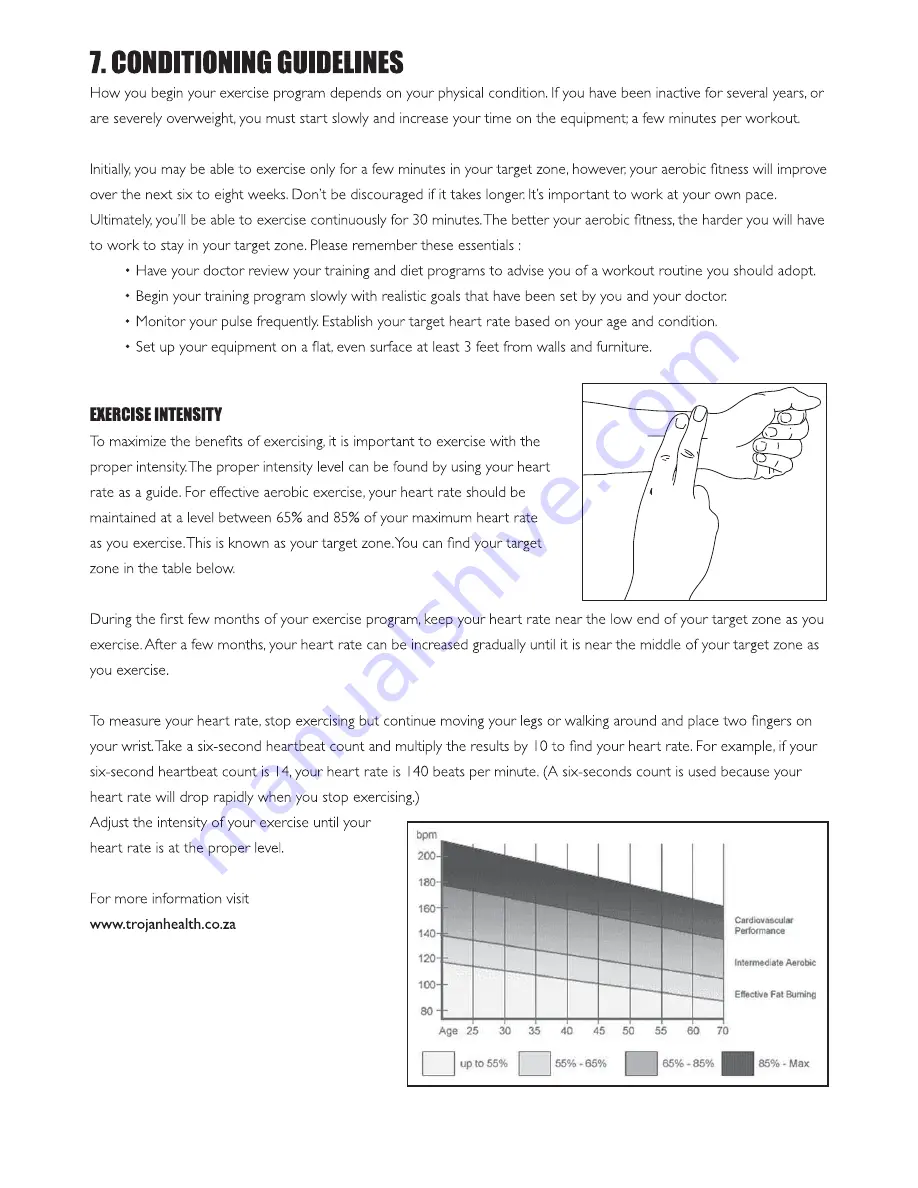 Trojan ELLIPTI-CYCLE 210 Assembly, Care And Instructions Manual Download Page 14