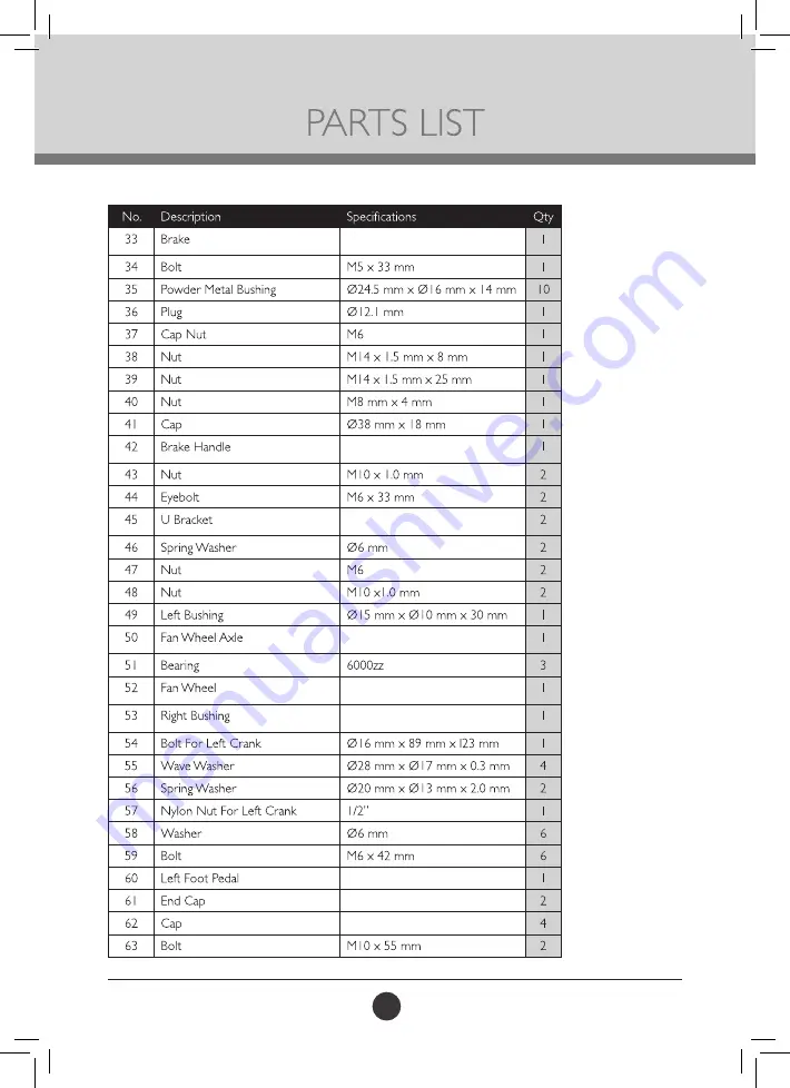 Trojan GLIDE CYCLE 220 User Manual Download Page 8