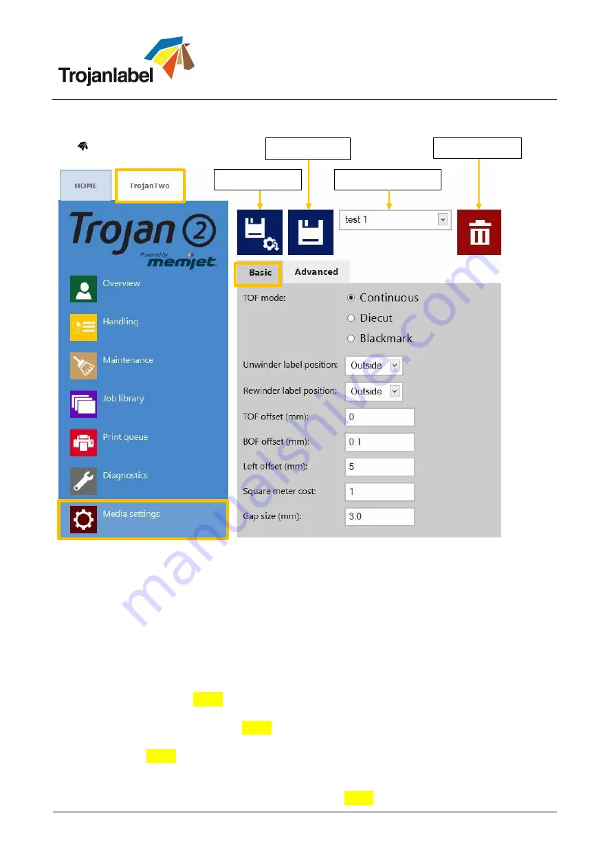 TrojanLabel Trojan 2 User Manual Download Page 67