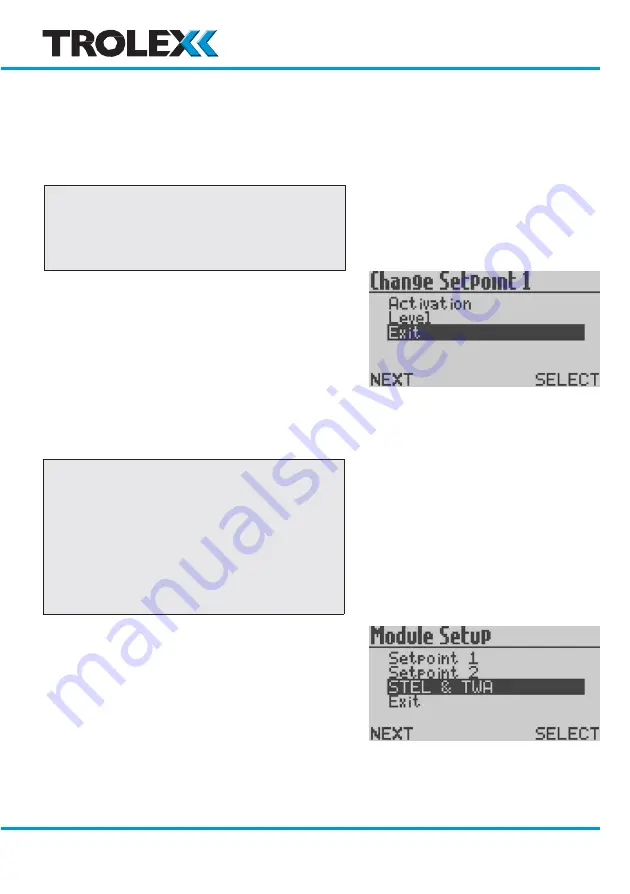 Trolex Sentro Wireless TX6355 Скачать руководство пользователя страница 36