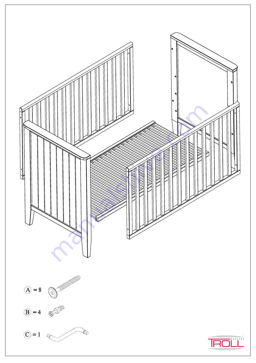 TROLL nursery GROOVY COT 207.10 Скачать руководство пользователя страница 4