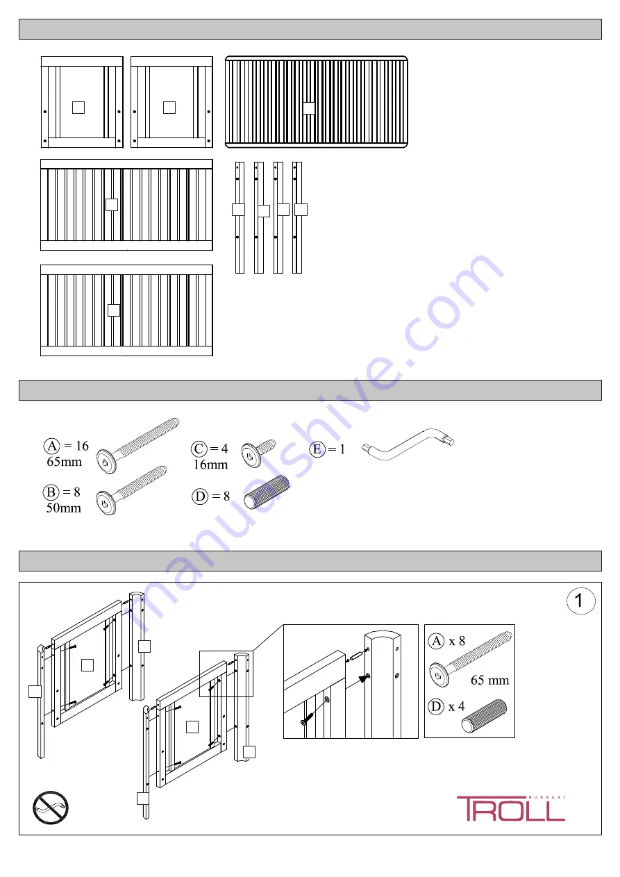 TROLL nursery SUN COTBED Quick Start Manual Download Page 3