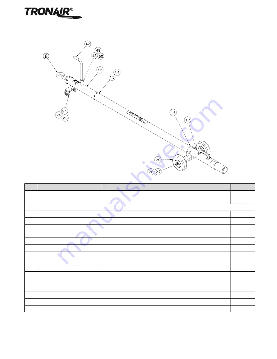 Tronair 01-1229-0011 Скачать руководство пользователя страница 8