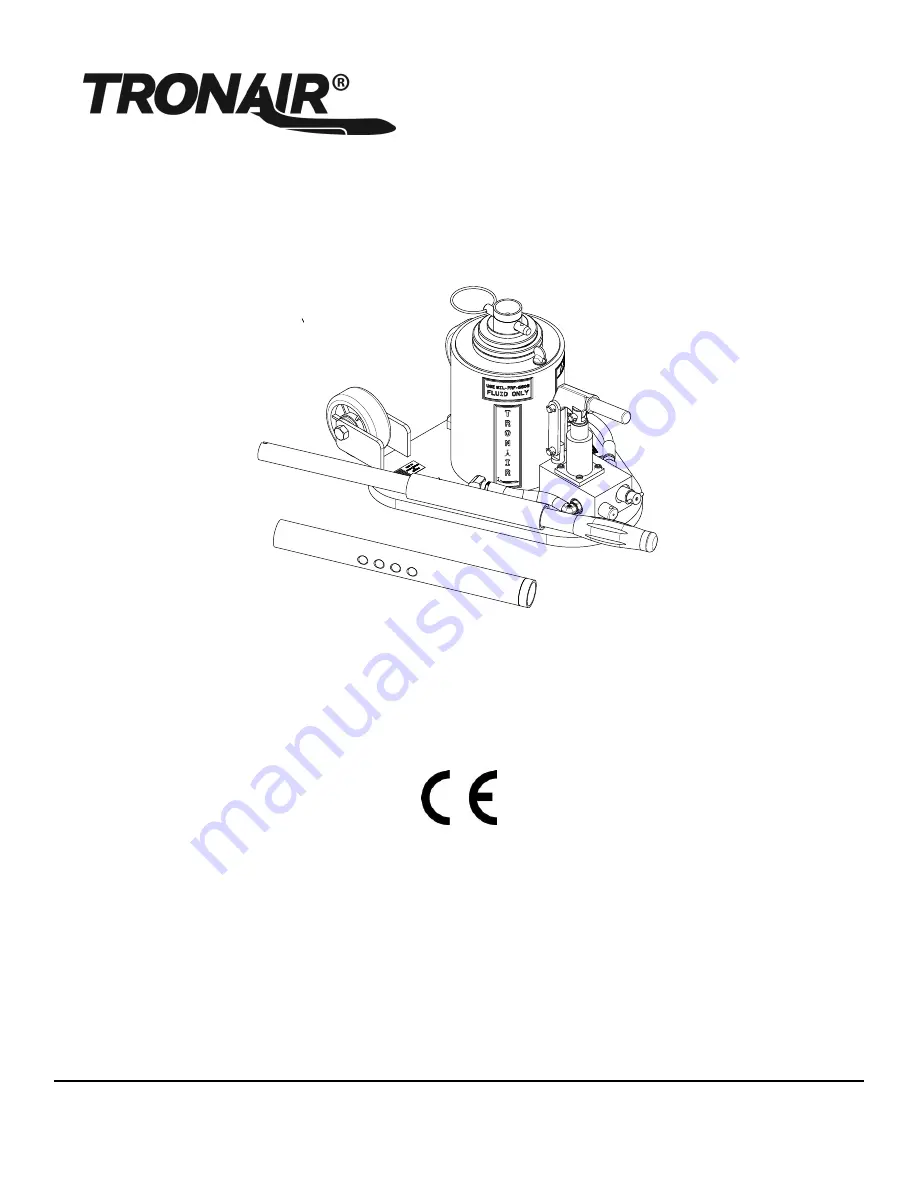 Tronair 02-0511C0132 Operation & Service Manual Download Page 1