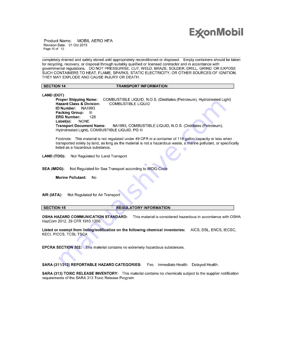 Tronair 02-7815C0110 Operation & Service Manual Download Page 60